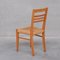 Mid-Century French Rope Dining Chairs attibuted to Audoux-Minet, Set of 5, Image 6