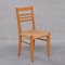 Mid-Century French Rope Dining Chairs attibuted to Audoux-Minet, Set of 5 7