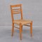 Mid-Century French Rope Dining Chairs attibuted to Audoux-Minet, Set of 5, Image 7