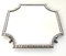 Large 19th Century Silver-Plated Mirror Tray, France 1