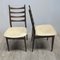 Chaises Style Scandinave en Skaï, Set de 2 5