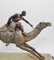 Statue de Guerrier Arabe Art Déco sur Chameau par Edouard Drouot 4