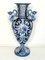 19th Century Italian Ceramic Vase with Floral Morif, Gualdo Tadino 1