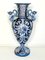 19th Century Italian Ceramic Vase with Floral Morif, Gualdo Tadino, Image 1