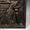 Antike dekorative Kaminplatte aus Gusseisen, 1900er 6