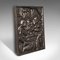 Antike dekorative Kaminplatte aus Gusseisen, 1900er 2