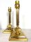 Neoclassical Brass Table Lamps with Pull Cord, Set of 2 13