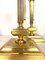 Neoclassical Brass Table Lamps with Pull Cord, Set of 2 5