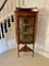 Antique Edwardian Mahogany Inlaid Corner Cabinet 1
