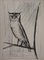 Bernard Buffet, The Owl, 20. Jahrhundert, Original Radierung 3