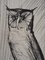 Bernard Buffet, The Owl, 20th Century, Original Etching, Image 4