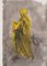 Salvador Dali, Biblia Sacra, Goldener Charakter, Lithographie 2
