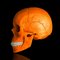 Mr Strange, Orange Skull, 2021, Giclée Druck auf Aludibond Tafel 1