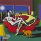 Mark Kostabi, Date Night, 2019, Sérigraphie 1