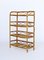 Vintage Bamboo and Rattan Shelving Unit, 1950s 3