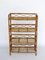 Vintage Bamboo and Rattan Shelving Unit, 1950s 5