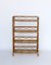 Vintage Bamboo and Rattan Shelving Unit, 1950s 4