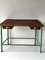 Vintage Industrial Console Table with Drawers 10