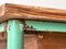Vintage Industrial Console Table with Drawers 9