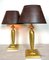 Vintage Brass Table Lamps from Herda, The Netherlands, 1970s, Set of 2. 4