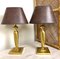Vintage Brass Table Lamps from Herda, The Netherlands, 1970s, Set of 2. 2