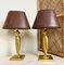 Vintage Brass Table Lamps from Herda, The Netherlands, 1970s, Set of 2., Image 1