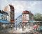 Caroline Burnett, Parisian Street Scene, años 30, óleo sobre lienzo, Imagen 9