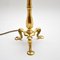 Antique Brass and Glass Table Lamp, Image 4