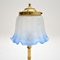 Antique Brass and Glass Table Lamp, Image 3