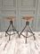 French Industrial Stools, Set of 2 1