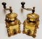 Vintage Coffee Grinders in Brass & Wood, Set of 2, Image 2