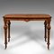 Antique English Marquetry Inlaid Walnut Centre Table, Image 5