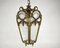 Antique Cut Glass and Gilt Brass Lantern, 1920s, Image 2