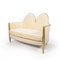 Französisches Art Deco Sofa aus vergoldetem Holz 3