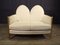Französisches Art Deco Sofa aus vergoldetem Holz 11