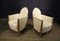 Fauteuils Art Déco en Bois Doré, France, Set de 2 4