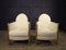 French Art Deco Armchairs in Parcel Gilt Wood, Set of 2 10