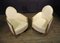 French Art Deco Armchairs in Parcel Gilt Wood, Set of 2 6