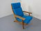 Oak & Kvadrat Hallingdal GE290H Armchair by Hans J. Wegner for Getama, 1960s 13