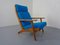 Oak & Kvadrat Hallingdal GE290H Armchair by Hans J. Wegner for Getama, 1960s 5