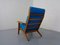 Oak & Kvadrat Hallingdal GE290H Armchair by Hans J. Wegner for Getama, 1960s 11