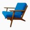 Oak & Kvadrat Hallingdal GE290 Armchair by Hans J. Wegner for Getama, 1960s, Image 1