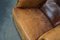 Poltrona Wingback vintage in pelle color cognac, Paesi Bassi, Immagine 3