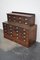 Vintage French Industrial Oak Cabinet, 1930s, Image 2