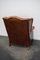 Vintage Dutch Cognac Colored Wingback Leather Club Chair, Image 12