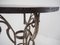 Antique Industrial Iron Side Table 10