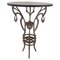 Antique Industrial Iron Side Table, Image 1