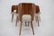 Mahogany Dining Chairs from Oswald Haerdtl, Czechoslovakia, 1960s, Set of 6 6