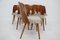 Mahogany Dining Chairs from Oswald Haerdtl, Czechoslovakia, 1960s, Set of 6 4