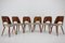 Mahogany Dining Chairs from Oswald Haerdtl, Czechoslovakia, 1960s, Set of 6 2